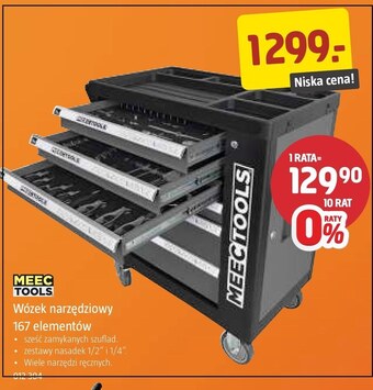 Jula Wózek narzędziowy meec tools oferta