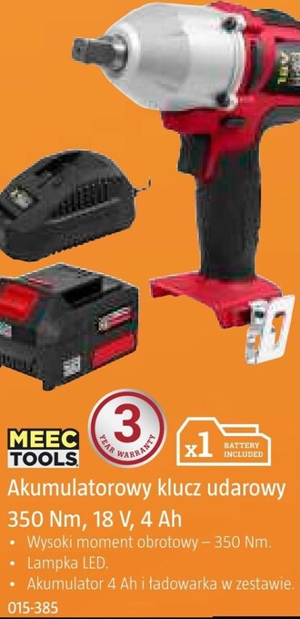 Jula Klucz udarowy meec tools oferta