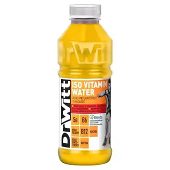 Społem Drwitt iso vitamin water napój izotoniczny o smaku grejpfruta i aloesu 550 ml oferta