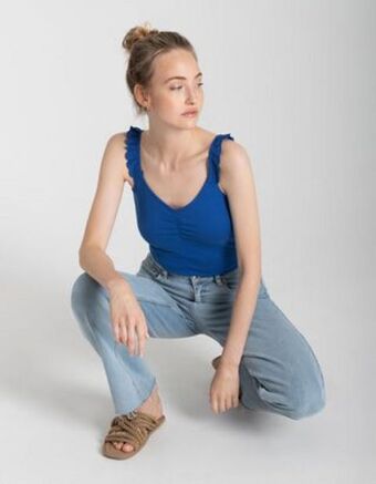 Takko Fashion Dział damski top - dekolt w serek oferta