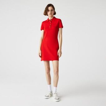 Lacoste Lacoste damska sukienka polo z elastycznej bawełny piki oferta