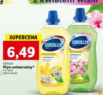 Lidl Płyn uniwersalny kwiat śliwy japońskiej z ylang sidolux oferta