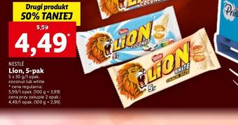 Lidl Baton lion coconut oferta
