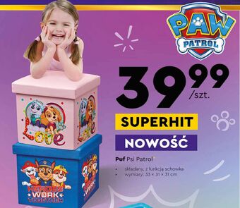 Biedronka Puf psi patrol 33 x 31 cm oferta
