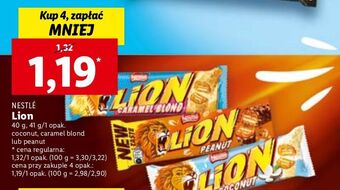 Lidl Baton lion peanut oferta