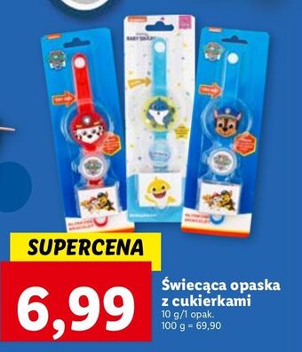 Lidl Świecąca opaska z cukierkami psi patrol oferta
