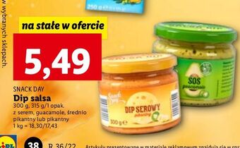 Lidl Dip serowy snack day oferta