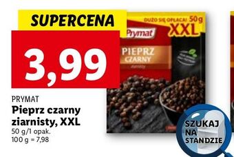 Lidl Pieprz czarny ziarnisty xxl prymat oferta