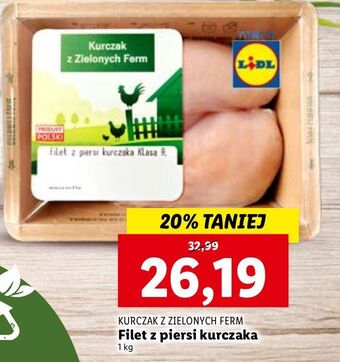 Lidl Filet z piersi kurczaka kurczak z zielonych ferm oferta