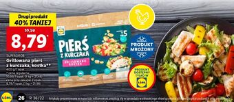 Lidl Pierś z kurczaka grillowana kostka superdrob oferta