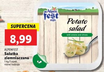 Lidl Sałatka ziemniaczana z sosem kremowym alpen fest oferta