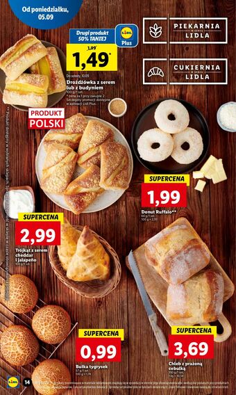 Lidl Bułka tygrysek oferta