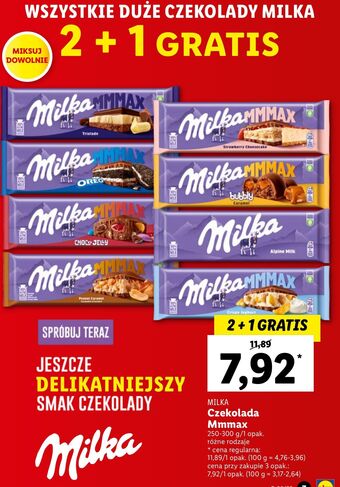Lidl Czekolada crispy joghurt milka mmmax oferta
