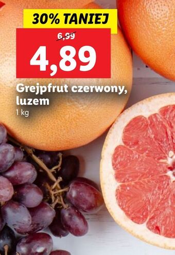 Lidl Grejpfruty czerwone oferta