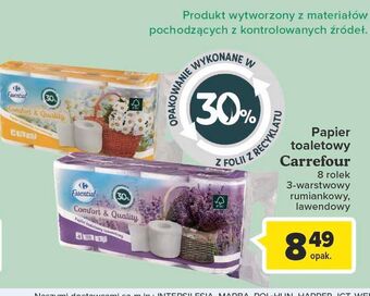 Carrefour Market Papier toaletowy rumiankowy carrefour essential oferta