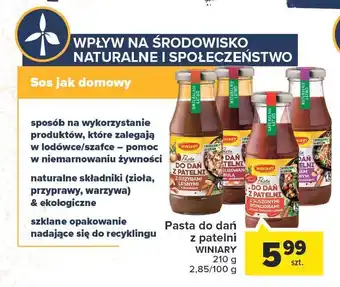 Carrefour Market Pasta do dań z patelni sosem sojowym winiary oferta