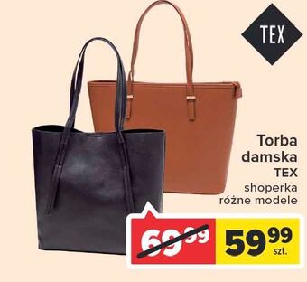 Carrefour Torba damska tex oferta