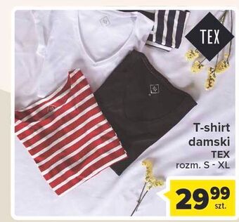 Carrefour T-shirt damski s-xl tex oferta