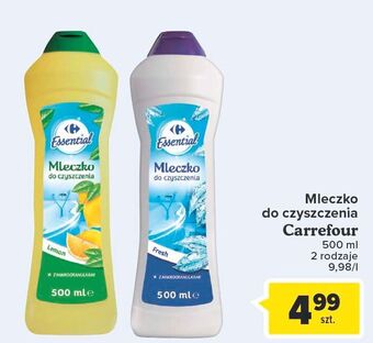 Carrefour Mleczko do czyszczenia fresh carrefour essential oferta
