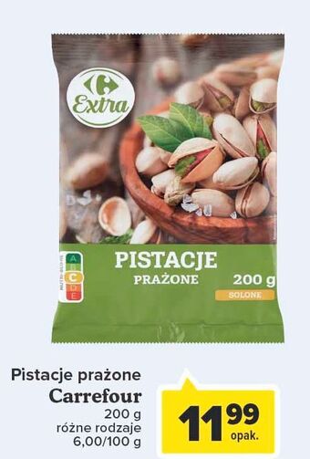 Carrefour Pistacje prażone solone carrefour oferta