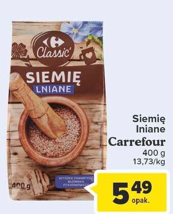 Carrefour Siemie lniane carrefour classic oferta