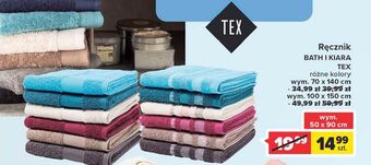 Carrefour Ręcznik kiara 50 x 90 cm tex oferta