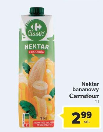 Carrefour Nektar bananaowy carrefour oferta