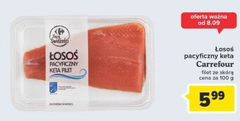 Carrefour Łosoś pacyficzny keta filet carrefour targ świeżości oferta
