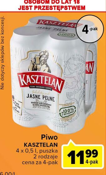 Carrefour Express Piwo kasztelan jasne pełne oferta