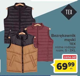 Bezrękawnik męski s-3xl tex