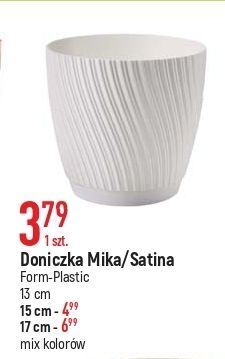 E.Leclerc Doniczka mika z podstawką 13 cm form-plastic oferta