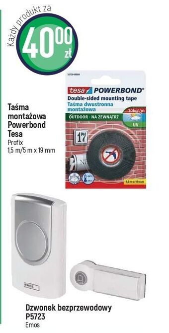 E.Leclerc Taśma montażowa powerband super mocna 1.5 m tesa oferta