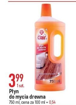 E.Leclerc Płyn do mycia drewna wiodąca marka clair oferta