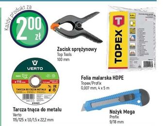 E.Leclerc Folia malarska 4 x 5 m topex oferta
