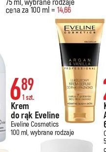 E.Leclerc Krem-serum do rąk i paznokci eveline argan + vanilia oferta