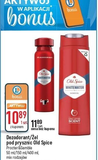 E.Leclerc Dezodorant old spice whitewater oferta