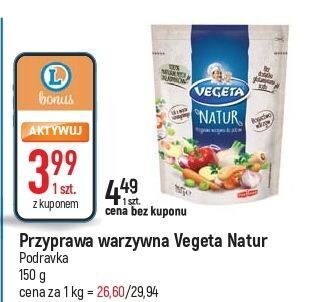 E.Leclerc Przyprawa do potraw vegeta natur oferta