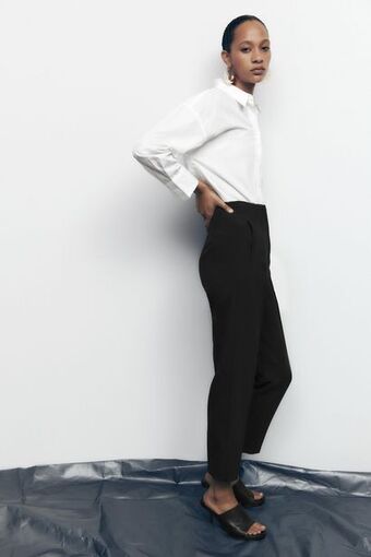 ZARA High-waist trousers oferta