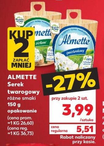 Kaufland Almette Serek twarogowy 150 g oferta