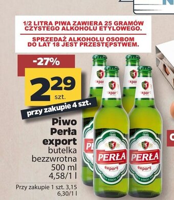 Netto Piwo Perła export 500ml oferta