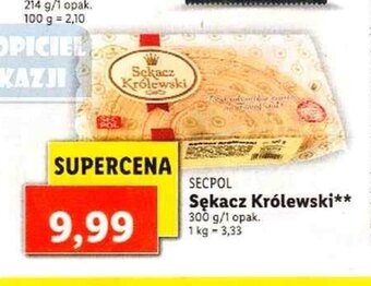 Lidl Sękacz Królewski 300g oferta