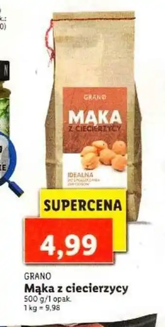 Lidl Mąka z ciecierzycy 500g oferta