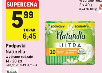 Intermarche Podpaski Naturella 14-20szt. oferta