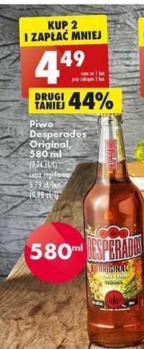 Biedronka Piwo desperados oferta