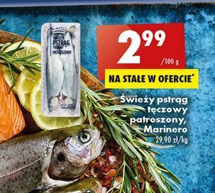 Biedronka Pstrąg tęczowy patroszony marinero oferta