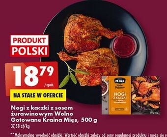 Biedronka Nogi kaczki z sosem żurawinowym kraina mięs oferta