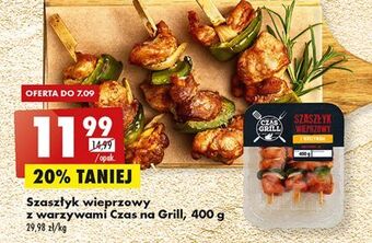 Biedronka Szaszłyk wieprzowy z warzywami czas na grill oferta
