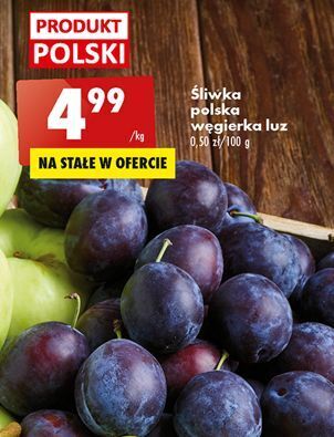 Biedronka Śliwki węgierki oferta