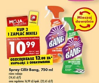 Biedronka Płyn odtłuszczanie bez szorowania cillit bang oferta