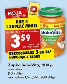 Biedronka Warzywa z delikatną rybą bobovita oferta